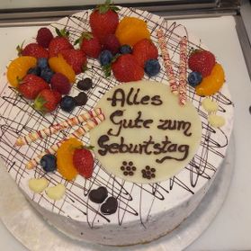 Geburtstagstorte von Café Zendler